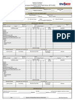 School Form 10 SF10 Learners Permanent Academic Record For Junior High School