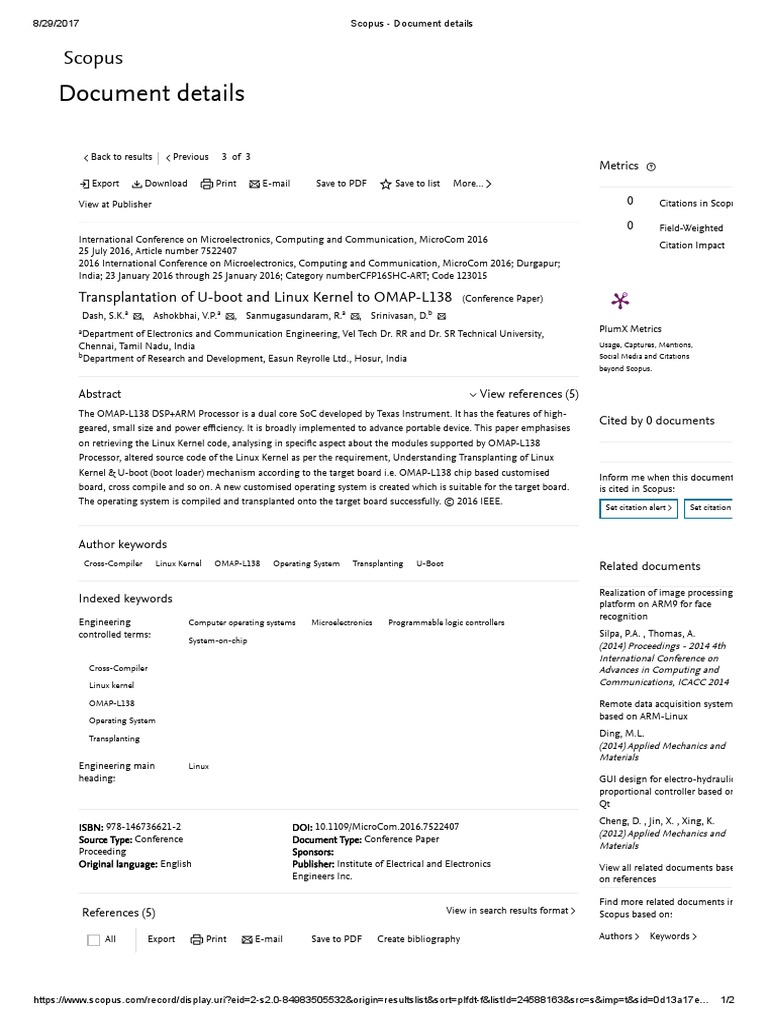 Scopus - Document Details 3 PDF | PDF | Kernel (Operating System ...