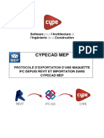 Protocole D_exportation Et de Modification D_une Maquette Ifc Depuis Revit Et Importation Dans Cypecad Mep
