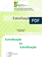 Aula 37 38 - Eutrofizacao