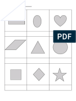 Worksheet On Shapes (CEFR)