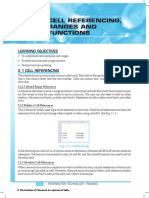 Cell Referencing, Ranges and Functions: Learning Objectives