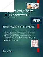 No Homework: Reasons Why Homework Should Be Eliminated
