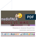 mediaTALK: Blogs Vs Wikis