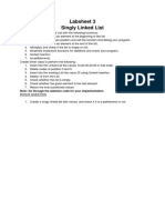 Labsheet 3 Singly Linked List