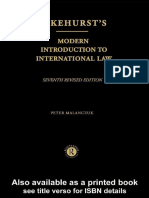 Modern Introduction To International Law