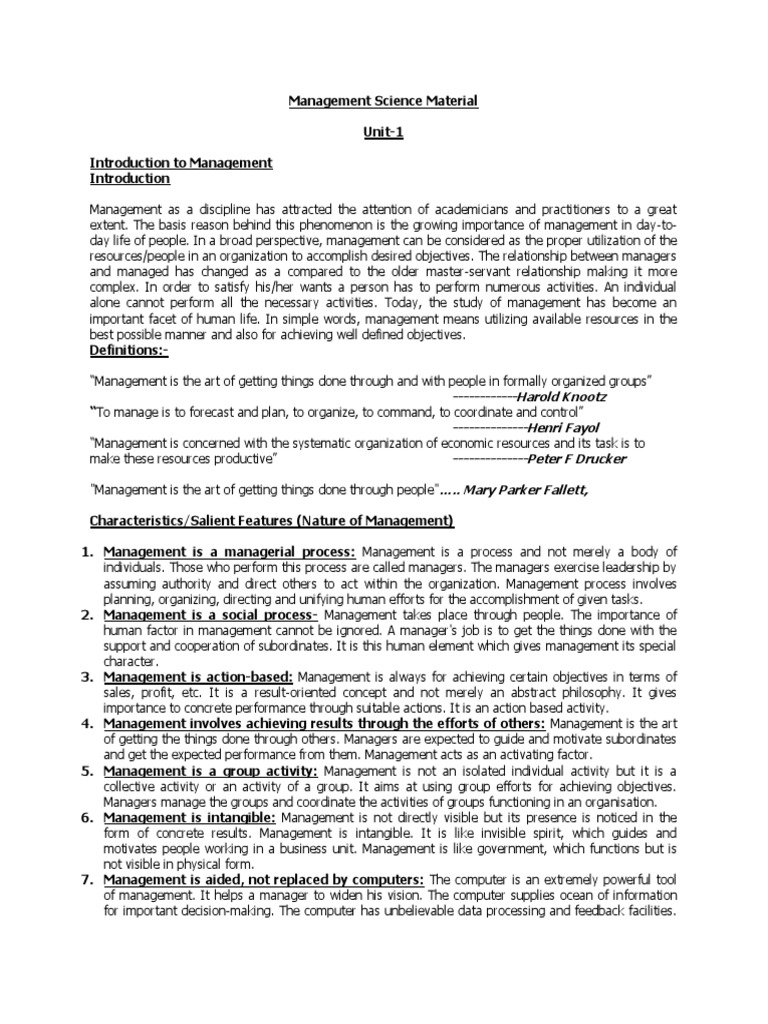 Management Science | PDF | System | Motivation