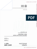 NBR 7681 1 7681 2 Calda de Cimento para Injecao Parte 1 Requisitos Parte 2 Determinacao Do Indice de Fluidez e Da Vida Util Metodo de Ensa PDF