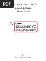 fresenius4008系列血透技术手册 PDF