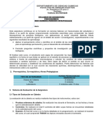 Syllabus Quim224 - 2018-20 PDF