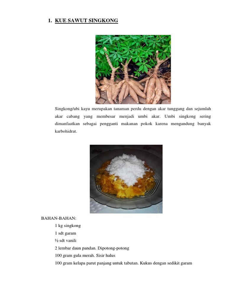 Resep Olahan Serealia dan Umbi-umbian | PDF