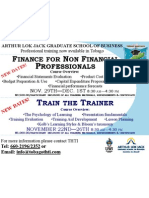 Train The Trainer & Finance For Non Finance Professionals at THTI