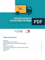 The 2015 Guide To Fulfillment by Amazon: How Professional Sellers Can Strategically Implement FBA