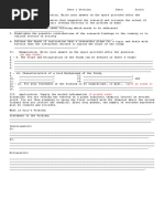 Quiz - Research Process - SoP, BotS, SotS, S&DotS