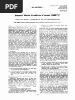 Internal Model Predictive Control (IMPC) : Eric Coulibaly, T Sandip Maitis and Coleman Brosilow