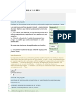 Calificación 8,03 de 10,00 (80%) en examen sobre teorías de paz y conflictos