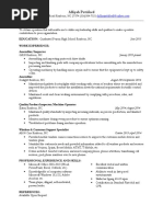 Pettiford Resume