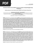 Preferensi Habitat Anoa Di Tn Bogani Nani Wartabone M020120