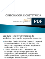 Ginecologia e Obstetrícia.