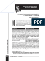 Impacto Legal Por El Aumento de La RMV