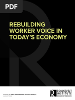 Rebuilding Worker Voices In Today's Economy