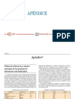 Valores de laboratorio