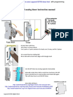 Legrand 03740 Timer Instruction Manual PDF
