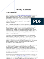 All About Family Business Succession
