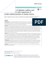 The Association of Diabetes Mellitus and