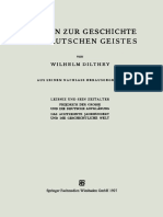 Wilhelm Dilthey (auth.)-Studien zur Geschichte des Deutschen Geistes-Vieweg+Teubner Verlag (1927)