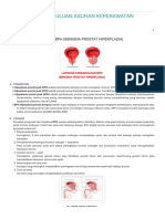 Laporan Pendahuluan Asuhan Keperawatan Lengkap: Laporan Pendahuluan BPH (Benigna Prostat Hiperplasia) PDF