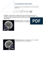 Hand Calculation Refresher