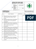 8.2.6.3 Daftar Tilik Penyediaan Obat Emergensi Di Unit Kerja