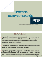 Hipotesis de Investigacion