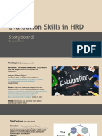 Evaluation Storyboard