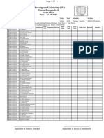 Student Grade Sheet