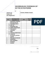 Progres Pengembangan LSP Dan Tuk Di Politeknik