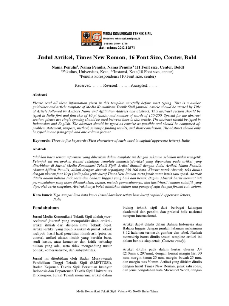 49+ Jurnal Teknik Sipil Bahasa Inggris Background