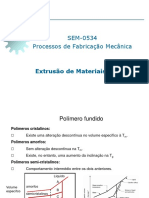 Aula 08 Extrusão Polímeros SEM-0534 2017