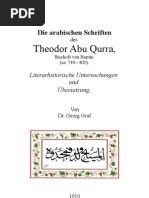 Abu-Qurrah, Deutsch-Übersetzung