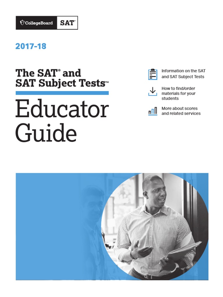 PDF Sat Educator Guide | PDF | Sat | Test (Assessment)