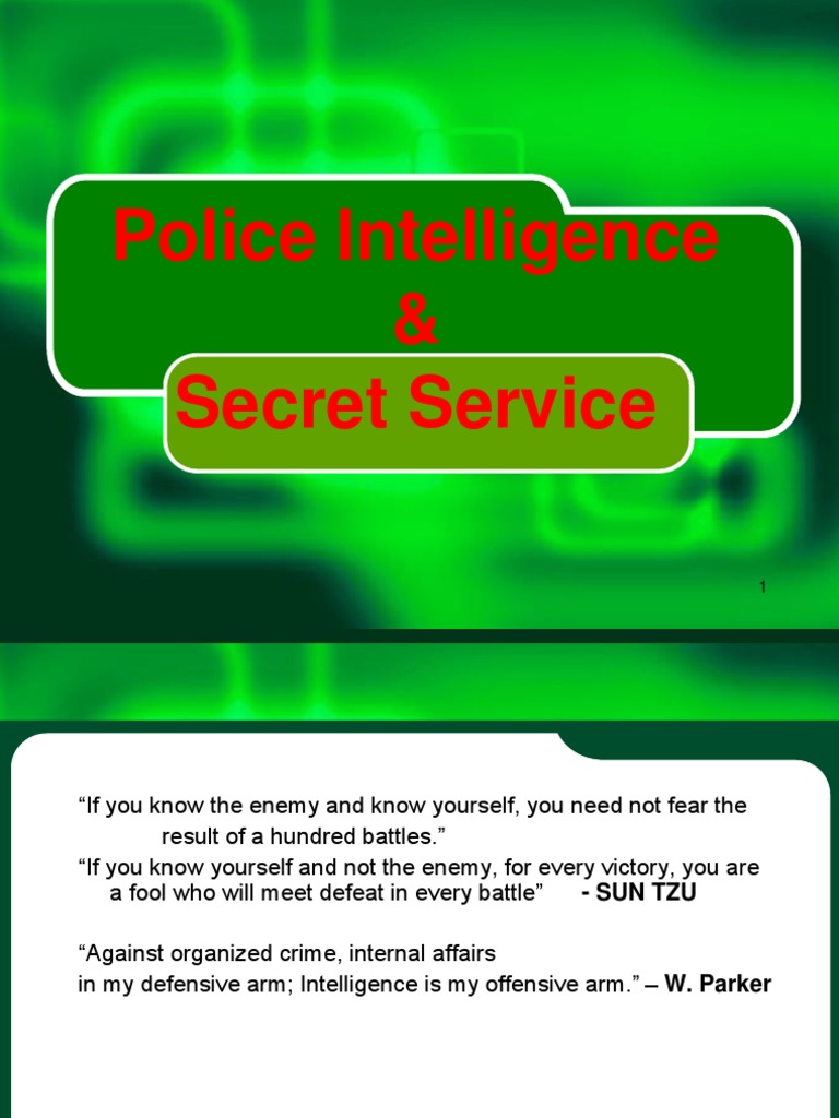 Overview of Counterintelligence Concepts | PDF | Counterintelligence ...