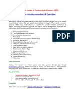 International Journal of Pharmacological Sciences (IJPS)