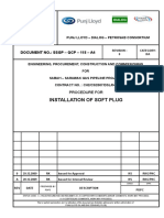Installation of Soft Plug: Document No.: SSGP - QCP - 118 - A4