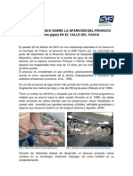 INFORME TECNICO SOBRE LA APARICIÓN DEL PIRARUCÚ (Arapaima Gigas) EN EL VALLE DEL CAUCA