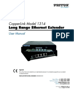Copperlink Model 1314: Long Range Ethernet Extender