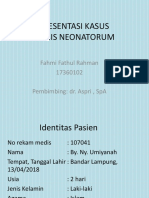 PPT Presentasi Kasus Sepsis Neonatorum