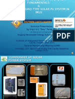 IIEE-SCC Solar PV System Fundamentals