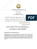 Teks - Khutbah - Gerhana - Bulan - PDF 2018 PDF