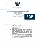 Permen ESDM 43 TH 2015 TTG Tata Cara Evaluasi Penerbitan Izin Usaha Pertambangan PDF